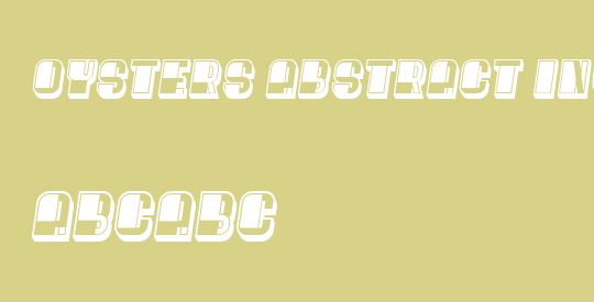 Oysters Abstract Inverted