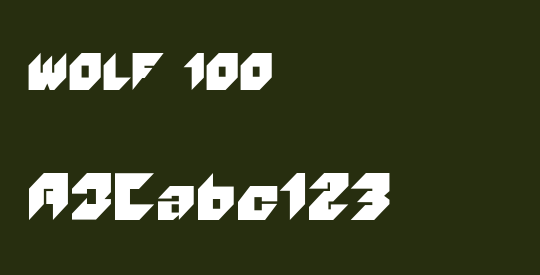 WOLF 100