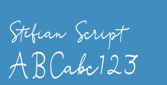 Stefian Script