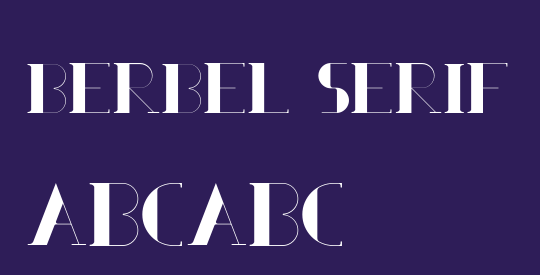 Berbel Serif