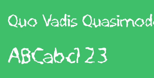 Quo Vadis Quasimodo