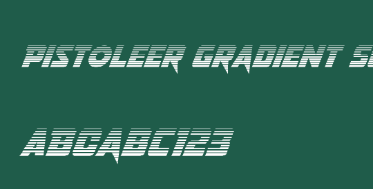 Pistoleer Gradient Super-Italic