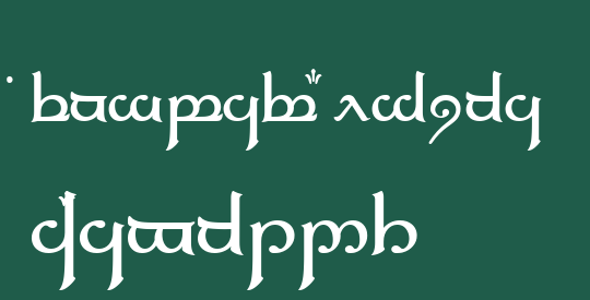 Tengwar Elfica