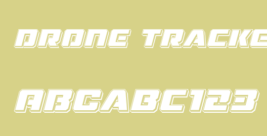 Drone Tracker Punch Italic