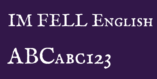 IM FELL English