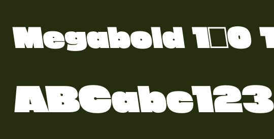 Megabold 1.0 TRIAL