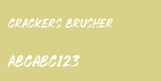 CRACKERS BRUSHER