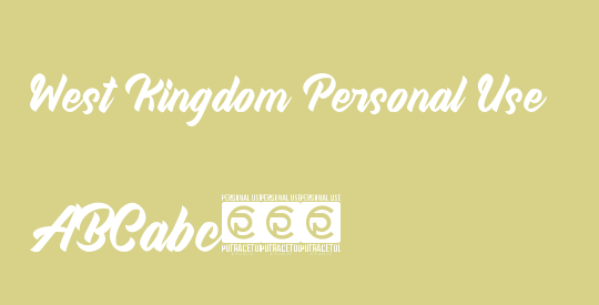West Kingdom Personal Use