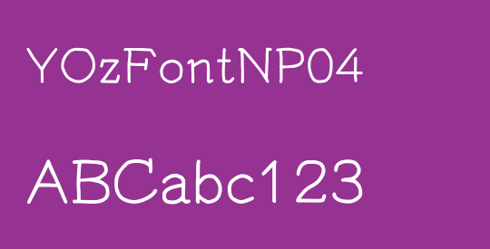 YOzFontNP04