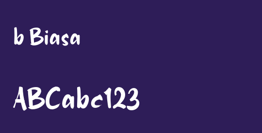 b Biasa