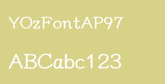 YOzFontAP97