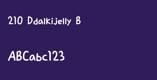 210 Ddalkijelly B