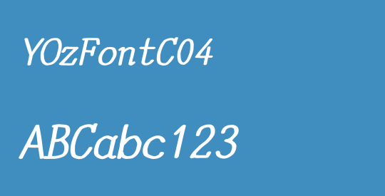 YOzFontC04