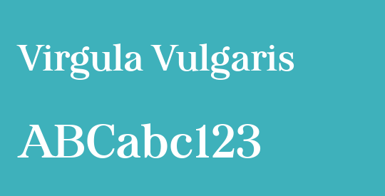 Virgula Vulgaris
