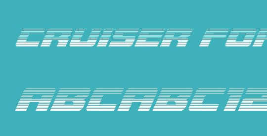 Cruiser Fortress Gradient Italic
