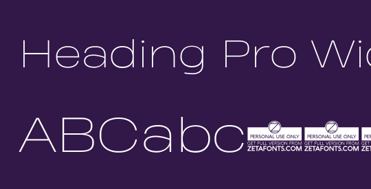 Heading Pro Wide Trial