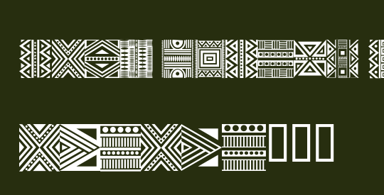 Haus Ethnik Dingbats