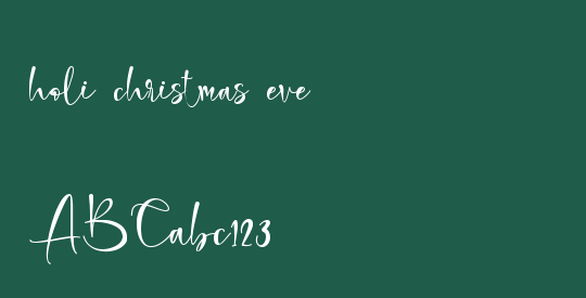 holi christmas eve