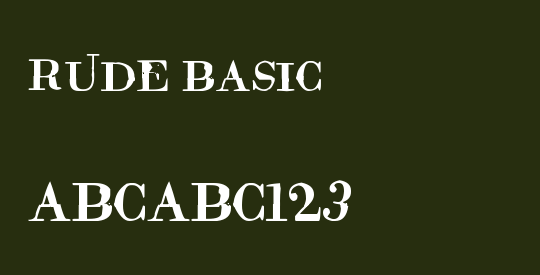 Rude Basic