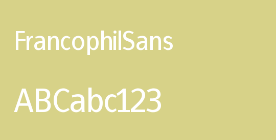 FrancophilSans