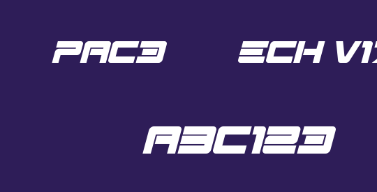 Spac3 - Tech v17 - Italic