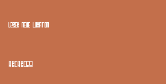 Uzbek Neue Luxation