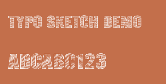 TYPO SKETCH DEMO