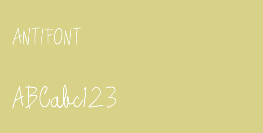 ANTIFONT