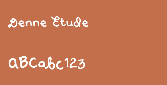 Denne Etude