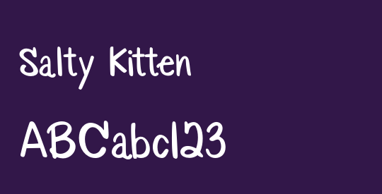 Salty Kitten