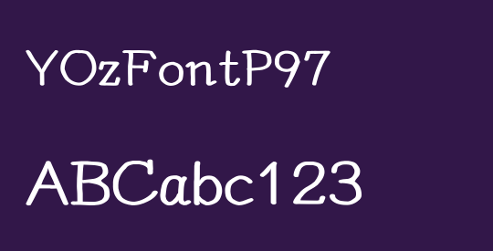 YOzFontP97