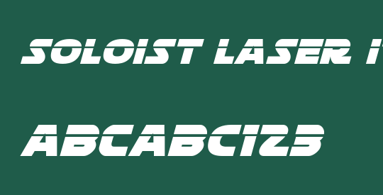 Soloist Laser Italic
