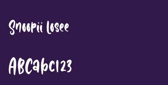 Snoopii Losee