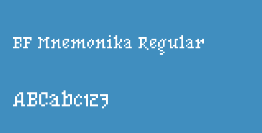 BF Mnemonika Regular