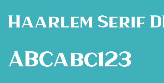 Haarlem Serif DEMO