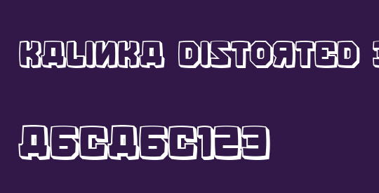 Kalinka Distorted 3D
