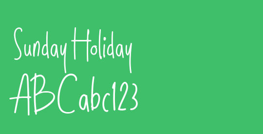 Sunday Holiday