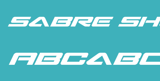 Sabre Shark Bold Expanded