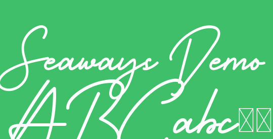 Seaways Demo