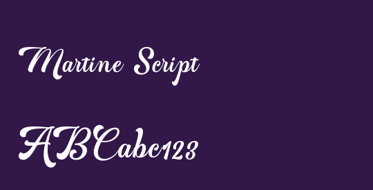 Martine Script