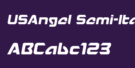 USAngel Semi-Italic