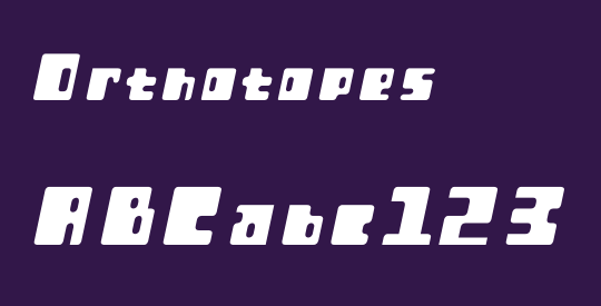 Orthotopes