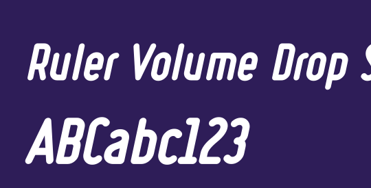 Ruler Volume Drop Shadow