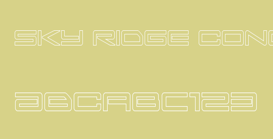 Sky Ridge Condensed Outline
