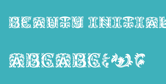 Beauty Initials