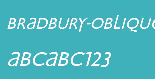 Bradbury-Oblique