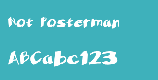 Not Posterman