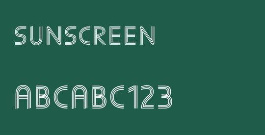 Sunscreen