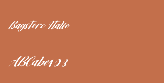Bagstore Italic