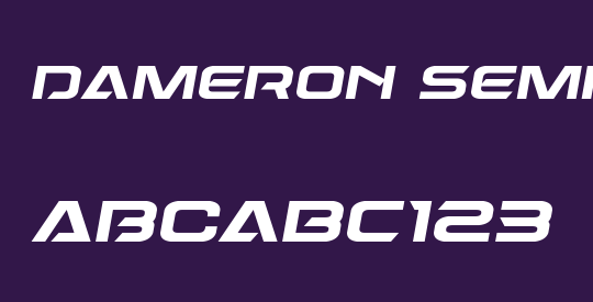 Dameron Semi-Italic